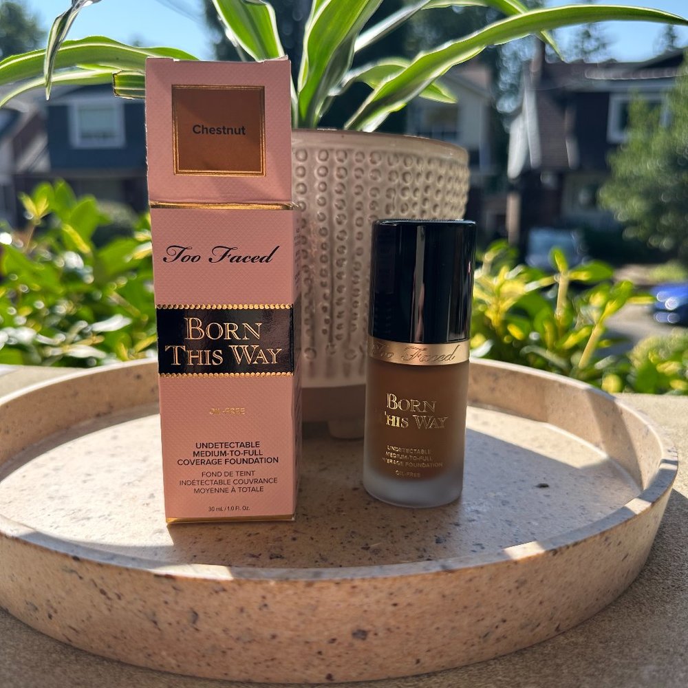 NWT / BNIB: Born This Way Natural Finish Longwear Liquid Foundation - CHESTNUT